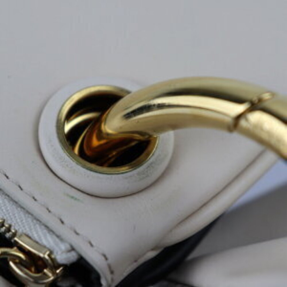 Fendi Triplett leather python black Ivory White B… - image 6